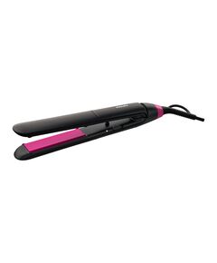 Philips StraightCare Essential BHS375/00 преса и маша за коса Четка за изправяне Топъл Черен, Розов 1,8 м