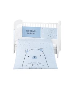 Бебешки спален комплект 2 части EU style 60/120 Bear with me Blue