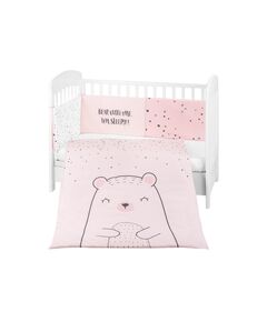 Бебешки спален комплект 2 части EU style 60/120 Bear with me Pink