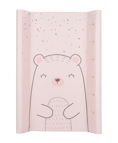 Твърда PVC подложка за повиване 70х50см Bear with me Pink