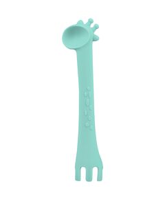 Лъжица силиконова Giraffe Mint