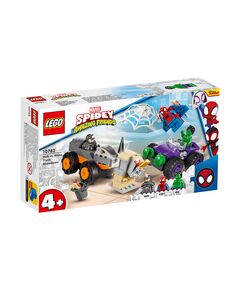 LEGO® Spidey 10782 - Хълк срещу Носорога – схватка с камиони