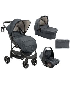 Комбинирана количка 3в1 Selina Dark Grey 2024