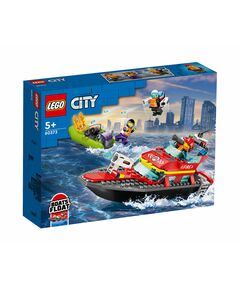 LEGO® City Fire 60373 - Пожарникарска спасителна лодка