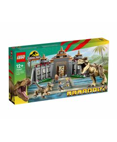 LEGO® Jurassic World™ 76961 - Център за посетители: Нападение на тиранозавър рекс и раптор