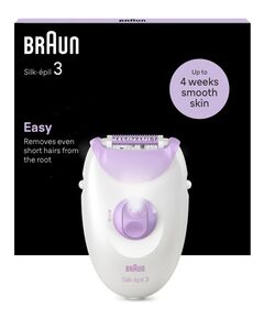 Braun Silk-épil 3 3-000 20 пинсети Пурпурен, Бяла