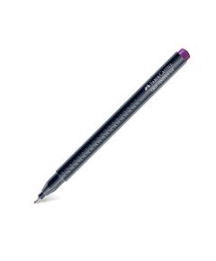 Faber-Castell Тънкописец Grip, 0.4 mm, лилав