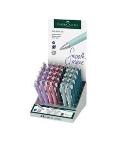 Faber-Castell Химикалка Poly Ball XB, автоматична, 40 броя в дисплей