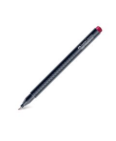 Faber-Castell Тънкописец Grip, 0.4 mm, наситеночервен