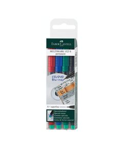 Faber-Castell Тънкописец 1523 OHP S, перманентен, 4 цвята