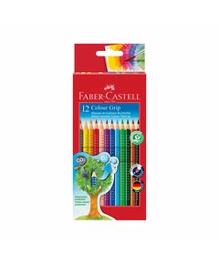 Faber-Castell Акварелни моливи Grip, 12 цвята