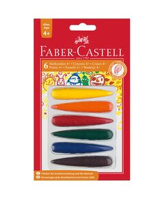 Faber-Castell Пастели Finger, 6 цвята