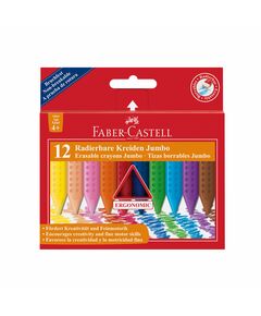 Faber-Castell Пастели Jumbo Grip, 12 цвята