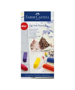 Faber-Castell Пастел Goldfaber, Soft, сух, мини, 24 цвята