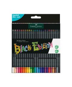 Faber-Castell Цветни моливи Black Edition, 24 цвята