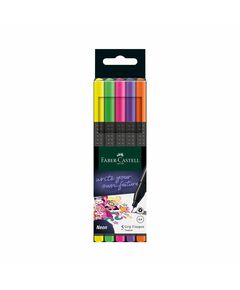 Faber-Castell Grip Тънкописец, 0.4 mm, неонов, 5 цвята