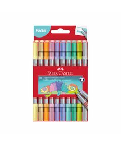 Faber-Castell Флумастери, двойни, 10 пастелни цвята