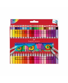 Faber-Castell Флумастери, двойни, 40 цвята