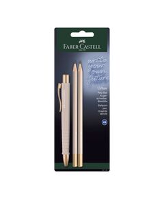 Faber-Castell Химикалка Poly Ball Urban, с 2 молива, бледорозови