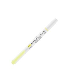 Zebra Текст маркер Mildliner Fluorescent, двоен, жълт