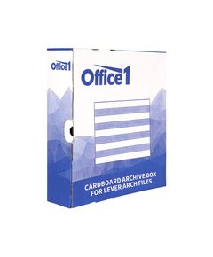 Office 1 Архивна кутия, за класьор, 325 х 300 х 80 mm, микровелпапе