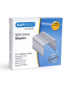 Rapesco Телчета за телбод, размер 23/12 mm, 1000 броя