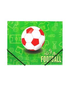 Panta Plast Папка Football Collection, PP, с ластик, с 3 капака, A4