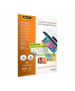 Fellowes Фолио за ламиниране Multipack, 80 μm, 50 броя