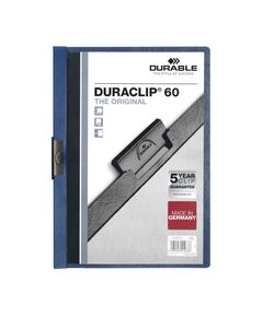 Durable Папка Duraclip 60, A4, тъмносиня