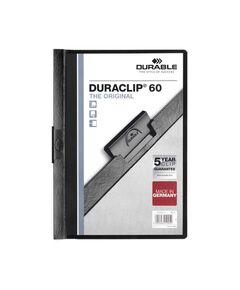 Durable Папка Duraclip 60, A4, черна