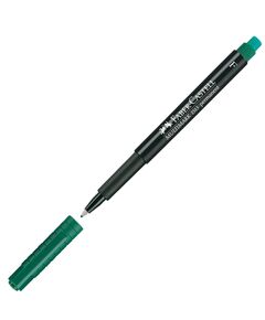 Faber-Castell Тънкописец 1513 OHP F, перманентен, 0.6 mm, зелен