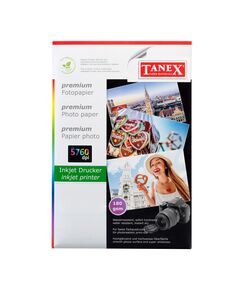 Tanex Фото хартия, A4, 180 g/m2, гланц, 25 листа