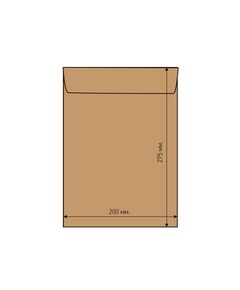 Airpoc Плик с въздушни мехурчета D/14, 275 x 200 mm, със самозалепваща лента, кафяв