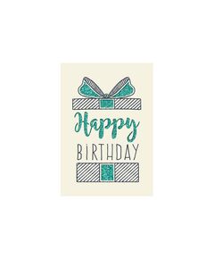 Gespaensterwald Картичка Paper Deluxe Happy Birthday, подарък