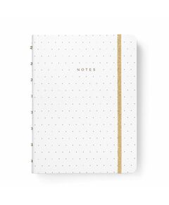 Filofax Тефтер Moonlight, A5, бял