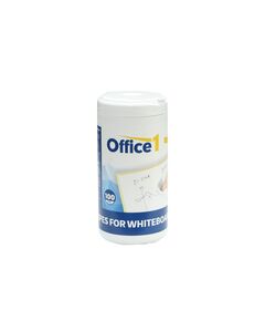 Office 1 Кърпи за почистване на бяла дъска, 100 броя