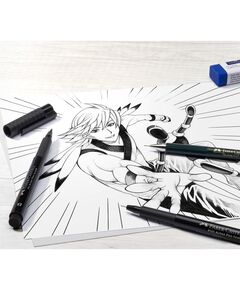 Faber-Castell Комплект Pitt Manga Starter, молив, писец и гума