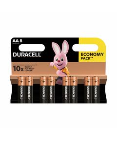 Duracell Алкална батерия, AA, LR6, 1.5 V, 8 броя