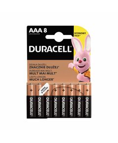 Duracell Алкална батерия, AAA, LR6, 1.5 V, 8 броя