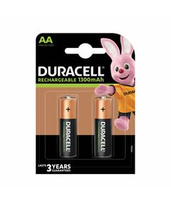 Duracell Акумулаторна батерия, NiMH, AA, 1300 mAh, 2 броя