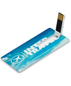 USB флаш памет Credit Card, USB 2.0, 16 GB, без лого