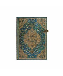 Paperblanks Тефтер Turquoise, Midi, широки редове, твърда корица, 120 листа