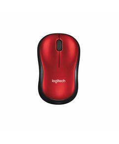 Logitech Мишка M185, безжична, 3 бутона, червена