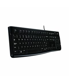 Logitech Клавиатура, USB, безшумна, черна