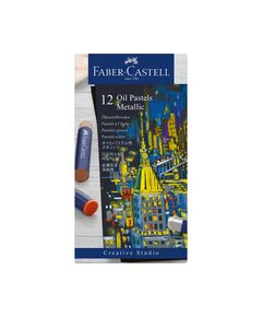 Faber-Castell Маслени пастели Creative Studio, металик, 12 цвята