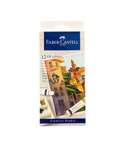 Faber-Castell Маслени бои, в тубички, 12 цвята, 9 ml