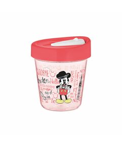 Disney Чаша за пътуване Лондон, с капак, 350 ml, червена