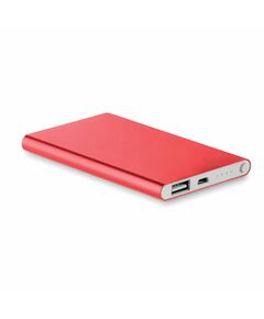 More Than Gifts Мобилна батерия Powerflat, 4000 mAh, червена