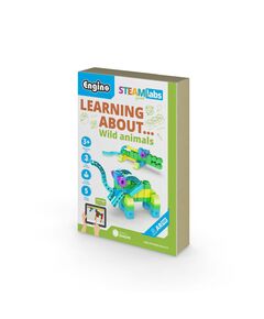 Engino Конструктор Steamlabs Junior - Научи за дивите животни