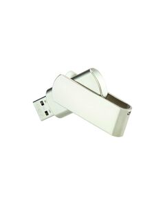 USB флаш памет Premium, USB 2.0, 16 GB, метална, сребриста